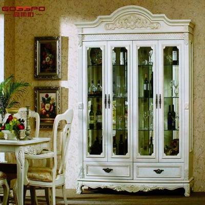 خزانة النبيذ من خشب الساج الأبيض العتيقة Gsp19 019 رف النبيذ من الصين على Topchinasupplier Com