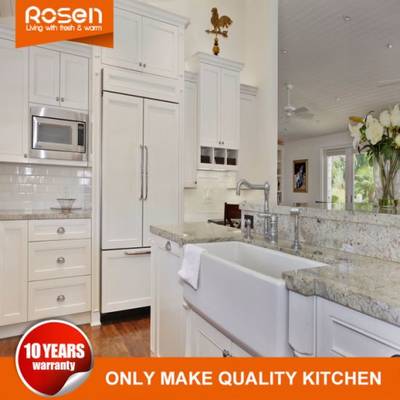 النمط الكلاسيكي الأبيض Mdf مع خزائن أثاث المطبخ من الميلامين خزائن المطبخ من الصين على Topchinasupplier Com