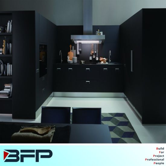 خزائن المطبخ باللون الأسود حسب الطلب طراز Blk 41 خزائن المطبخ من الصين على Topchinasupplier Com