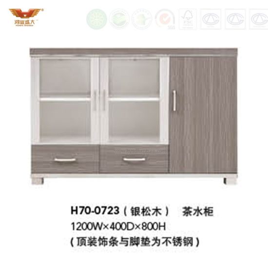 تصميم جديد من الميلامين خزانة الشاي مع الأبواب الزجاجية H70 0724 أثاث غرفة المعيشة الأخرى من الصين على Topchinasupplier Com
