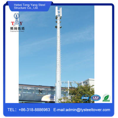 الصلب المجلفن أحادي القطب للاتصالات برج راديو هوائي الإضاءة برج الاتصالات من الصين على Topchinasupplier Com