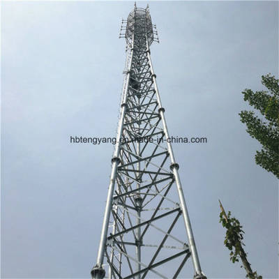 الاتصالات السلكية واللاسلكية Gsm 3 الساق أنبوبي برج شعرية برج الاتصالات من الصين على Topchinasupplier Com