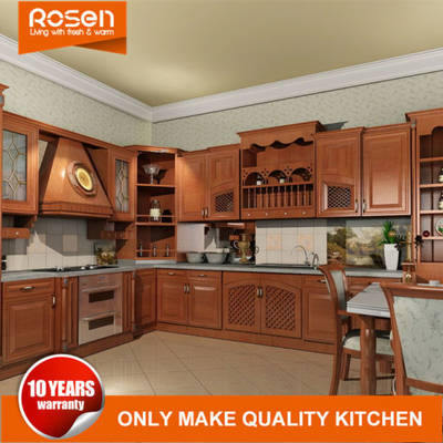 الجملة الكلاسيكية النمط الأمريكي الصلبة الخشب مطبخ مجلس الوزراء دولاب مصنع خزائن المطبخ من الصين على Topchinasupplier Com