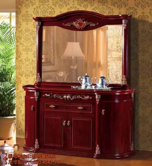 الصين العتيقة منحوتة الأثاث الفاخر النبيذ مجلس الوزراء زجاج الباب رف النبيذ من الصين على Topchinasupplier Com