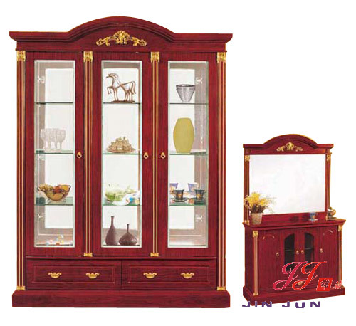 الصين العتيقة منحوتة الأثاث الفاخر النبيذ مجلس الوزراء زجاج الباب رف النبيذ من الصين على Topchinasupplier Com