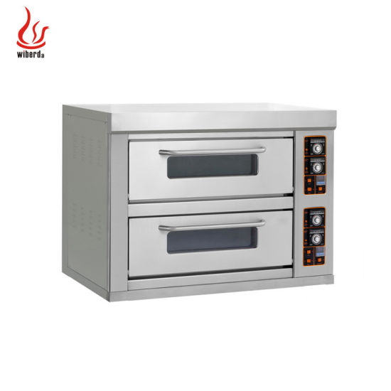 China Double Layer Four Tray Stainless Steel Bread Electric Oven Cooking Baking Equipment From China On Topchinasupplier Com