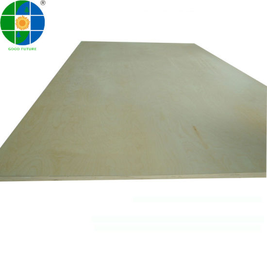 China Furniture Grade Birch Veneer Poplar Core 12mm Plywood E1