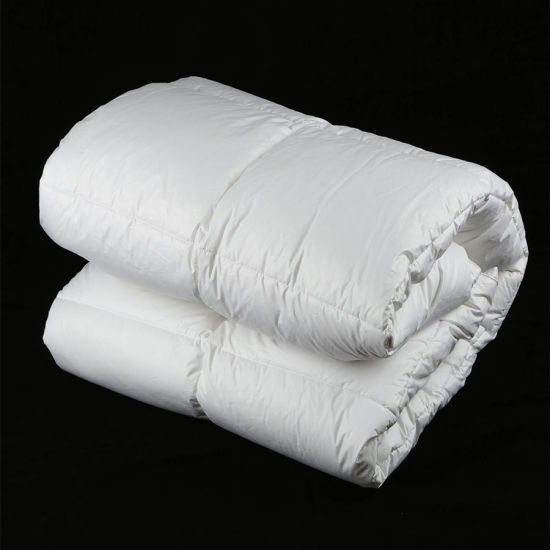 الصين الفاخرة الأبيض أوزة الريش حشو الفراش لحاف لحاف لحاف من الصين على Topchinasupplier Com