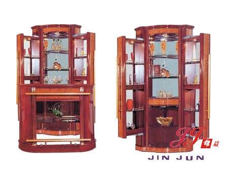 الصين الصانع الحديثة الخشب المنزل جذع النبيذ مجلس الوزراء بار رف النبيذ من الصين على Topchinasupplier Com