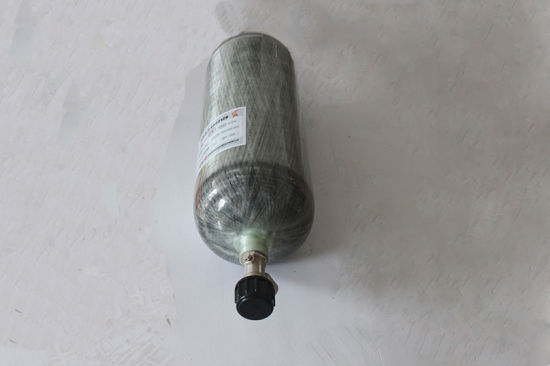 TUXING 30Mpa 4500Psi 0.58L 580cc Cylindre de gaz en Fiber de Carbone Paintball HPA réservoir Chasse pour PCP Fusil à Air comprimé Cylindre Filetage M18 * 1.5