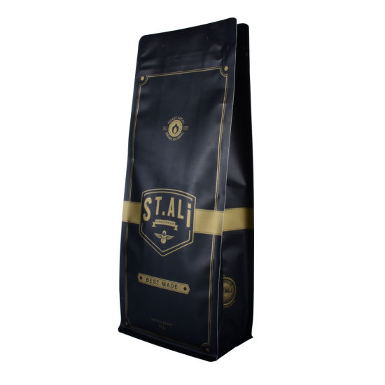 China Custom Printed Zipper Aluminum Foil Plastic Coffee Packaging Bag