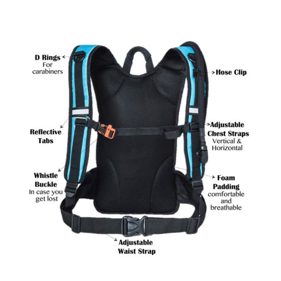 backpack with bladder pocket