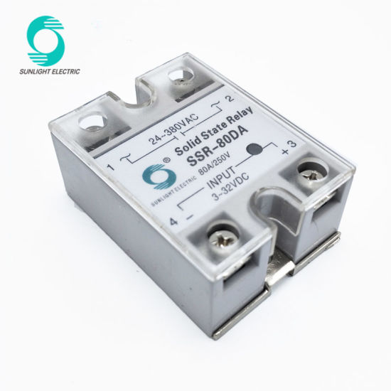 3-Phasen SSR Relais 40A - Halbleiterrelais Für Industrieanwendungen 3-32V DC/480V AC