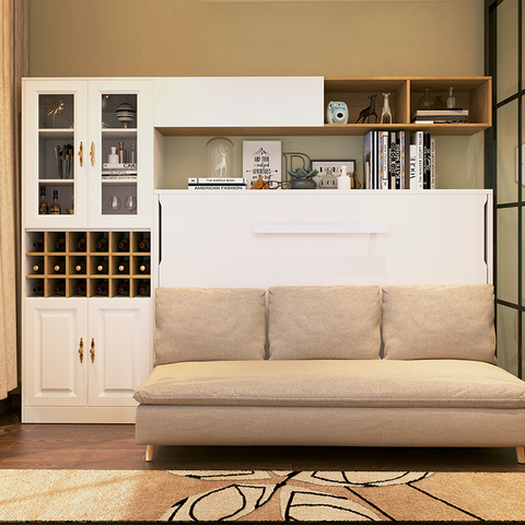 China pakistan folding wall bed home furniture bedroom modern queen